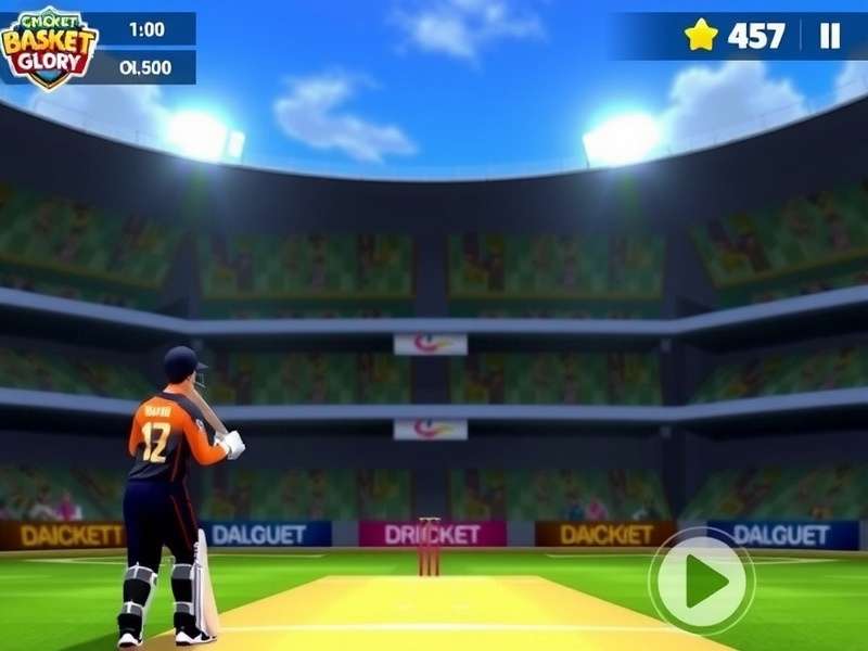 Cricket Basket Glory Gameplay Screenshot